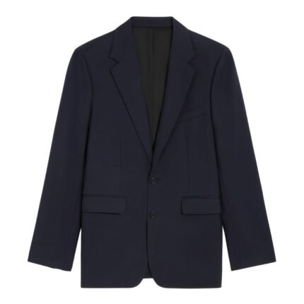 CELINE CLASSIC JACKET IN WOOL GABARDINE BLACK