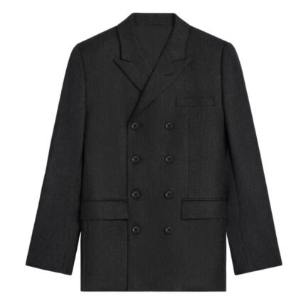 CELINE CARNABY JACKET IN STRIPED FLANNEL