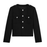 CELINE MILITARY JACKET IN DIAGONAL WOOL