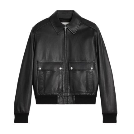 CELINE CLASSIC AVIATOR BLOUSON JACKET IN SOFT LAMBSKIN