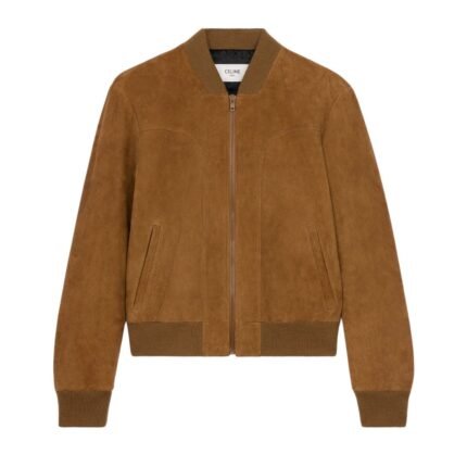 CELINE BOULE BLOUSON JACKET IN SUEDE
