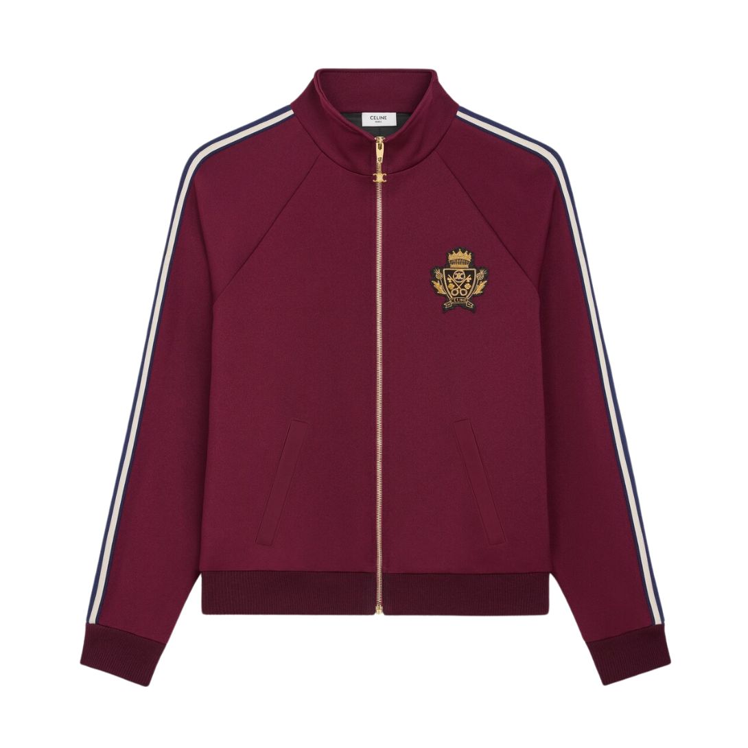 5 CELINE BLASON TRACKSUIT JACKET IN DOUBLE FACE JERSEY