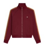 CELINE TRACKSUIT JACKET IN DOUBLE FACE JERSEY BLACK-ECRU