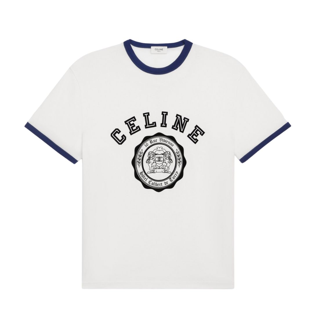 5 CELINE BLASON LOOSE T SHIRT IN COTTON JERSEY