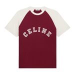 CELINE LOOSE T SHIRT IN COTTON JERSEY BLACK-WHITE