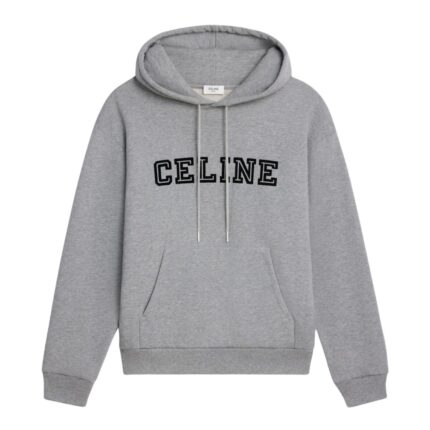 CELINE LOOSE HOODIE IN COTTON FLEECE