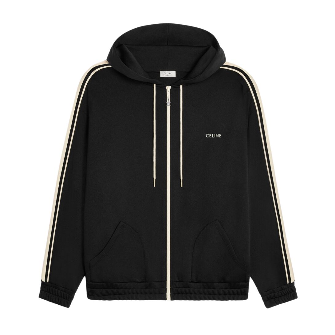5 CELINE TRACKSUIT JACKET IN DOUBLE FACE JERSEY
