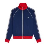 CELINE TRIOMPHE TRACKSUIT JACKET IN DOUBLE FACE JERSEY