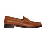 CELINE LUCO TRIOMPHE LOAFER IN POLISHED BULL BLACK