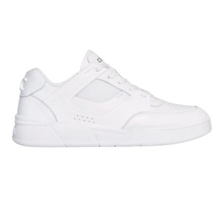 CELINE TRAINER CT 09 LOW LACE UP SNEAKER IN CALFSKIN AND MESH