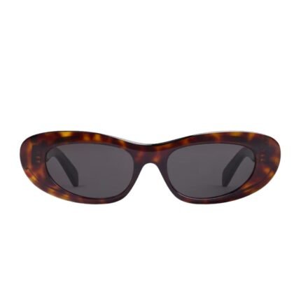 CELINE CAT EYE S310 SUNGLASSES IN ACETATE RED HAVANA