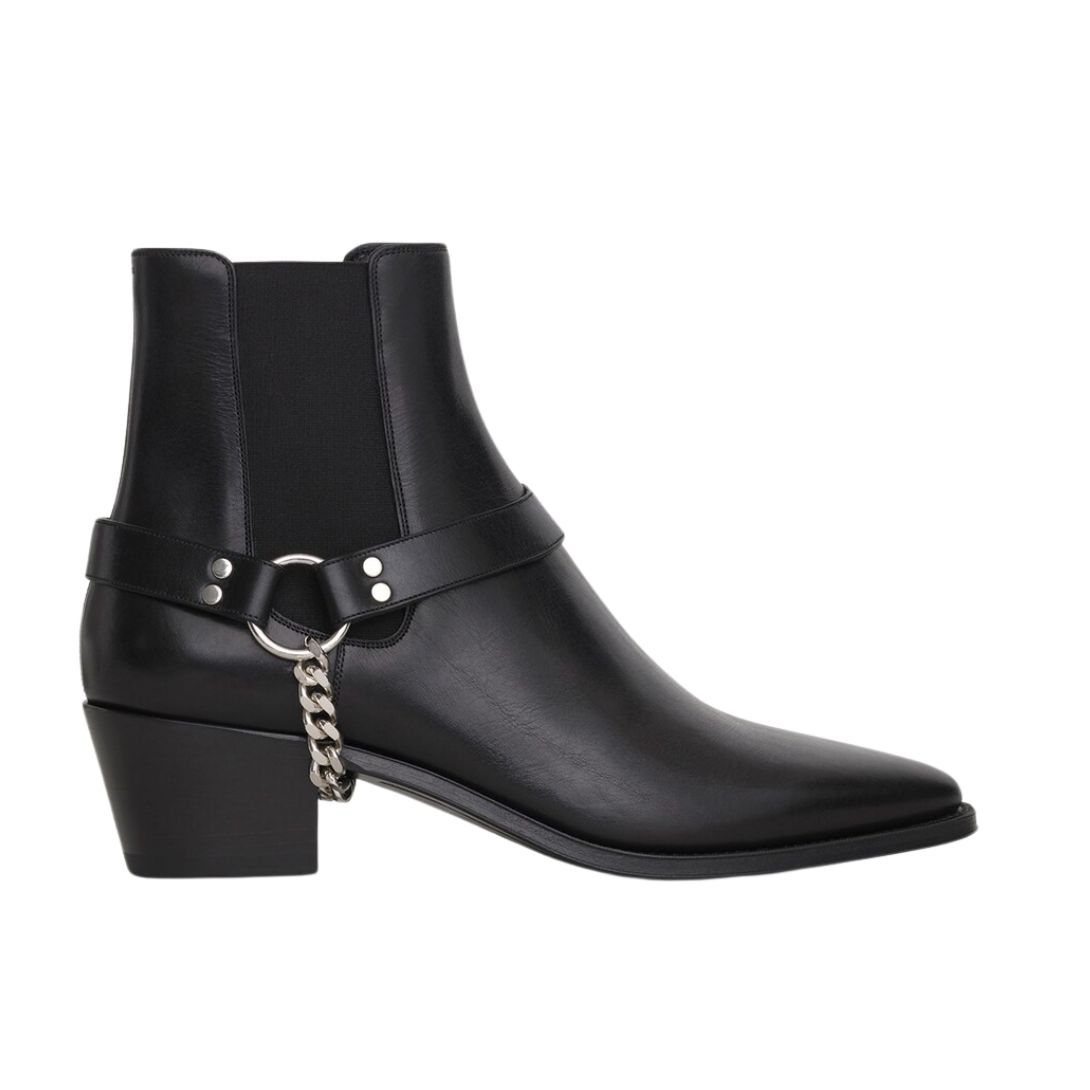 5 CELINE CAMARGUE BIKER CHELSEA BOOT IN CALFSKIN