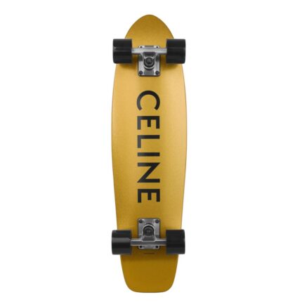 CELINE MINI CRUISER IN WOOD WITH CELINE PRINT BLACK