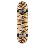 CELINE SKATEBOARD IN TEXTURED TIGER AND CELINE PRINT