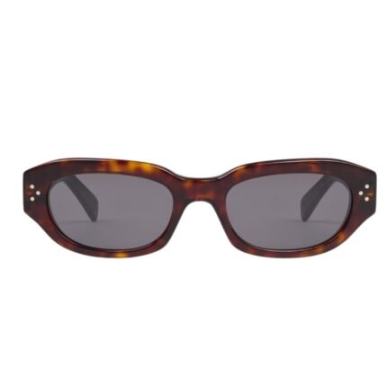 CELINE BLACK FRAME 58 SUNGLASSES IN ACETATE BLACK
