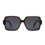 CELINE TRIOMPHE 16 SUNGLASSES IN ACETATE RED HAVANA