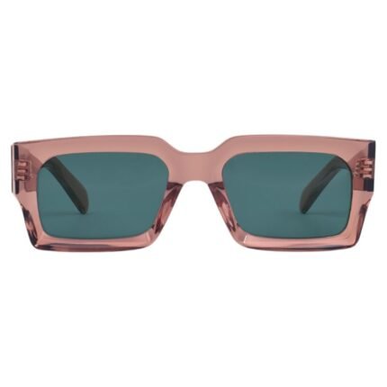 CELINE BLACK FRAME 53 SUNGLASSES IN ACETATE TRANSPARENT ROSE CARAMEL