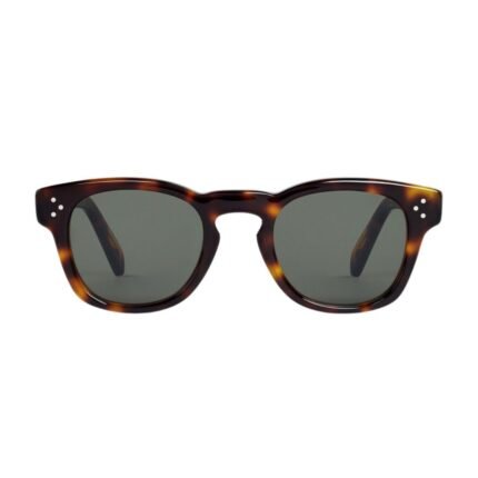 CELINE BLACK FRAME 42 SUNGLASSES IN ACETATE BLACK