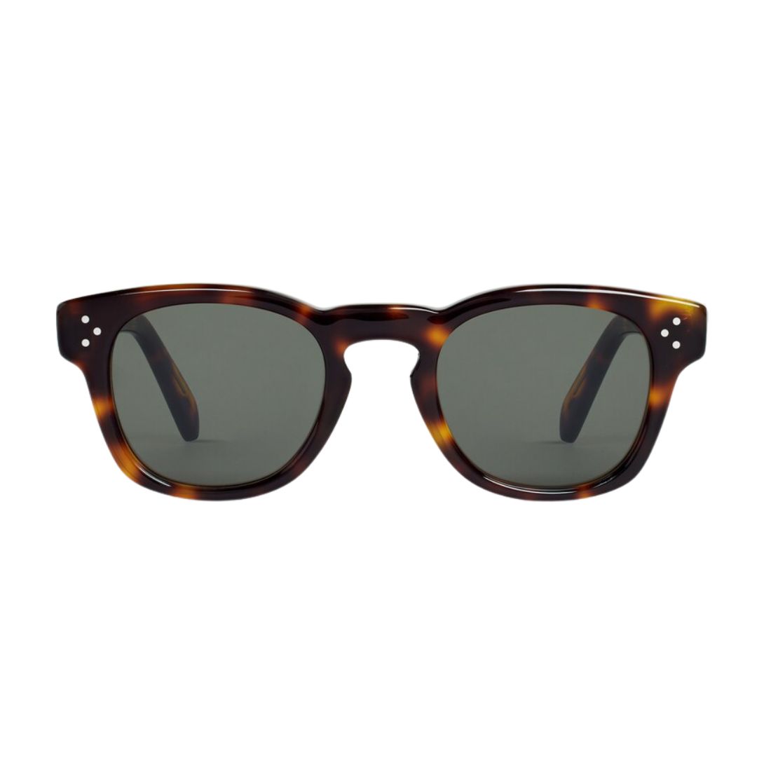 5 CELINE BLACK FRAME 42 SUNGLASSES IN ACETATE DARK HAVANA
