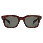 CELINE BLACK FRAME 41 SUNGLASSES IN ACETATE STRIPED HAVANA