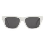 CELINE MONOCHROMS 05 SUNGLASSES IN ACETATE WHITE