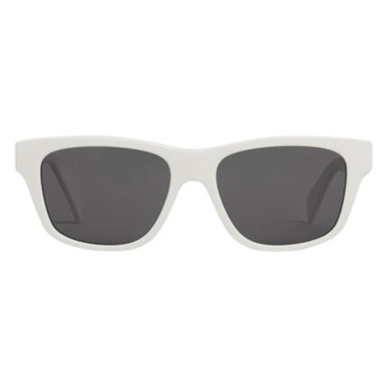 CELINE MONOCHROMS 05 SUNGLASSES IN ACETATE WHITE