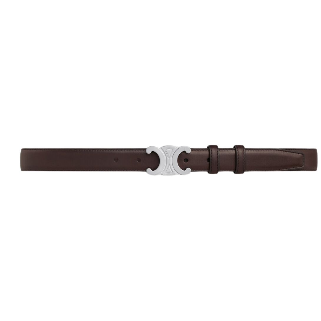 5 CELINE MEDIUM TRIOMPHE BELT IN NATURAL CALFSKIN