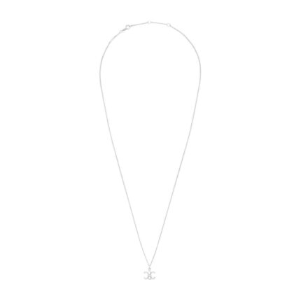 CELINE TRIOMPHE DE LYS NECKLACE IN STERLING SILVER