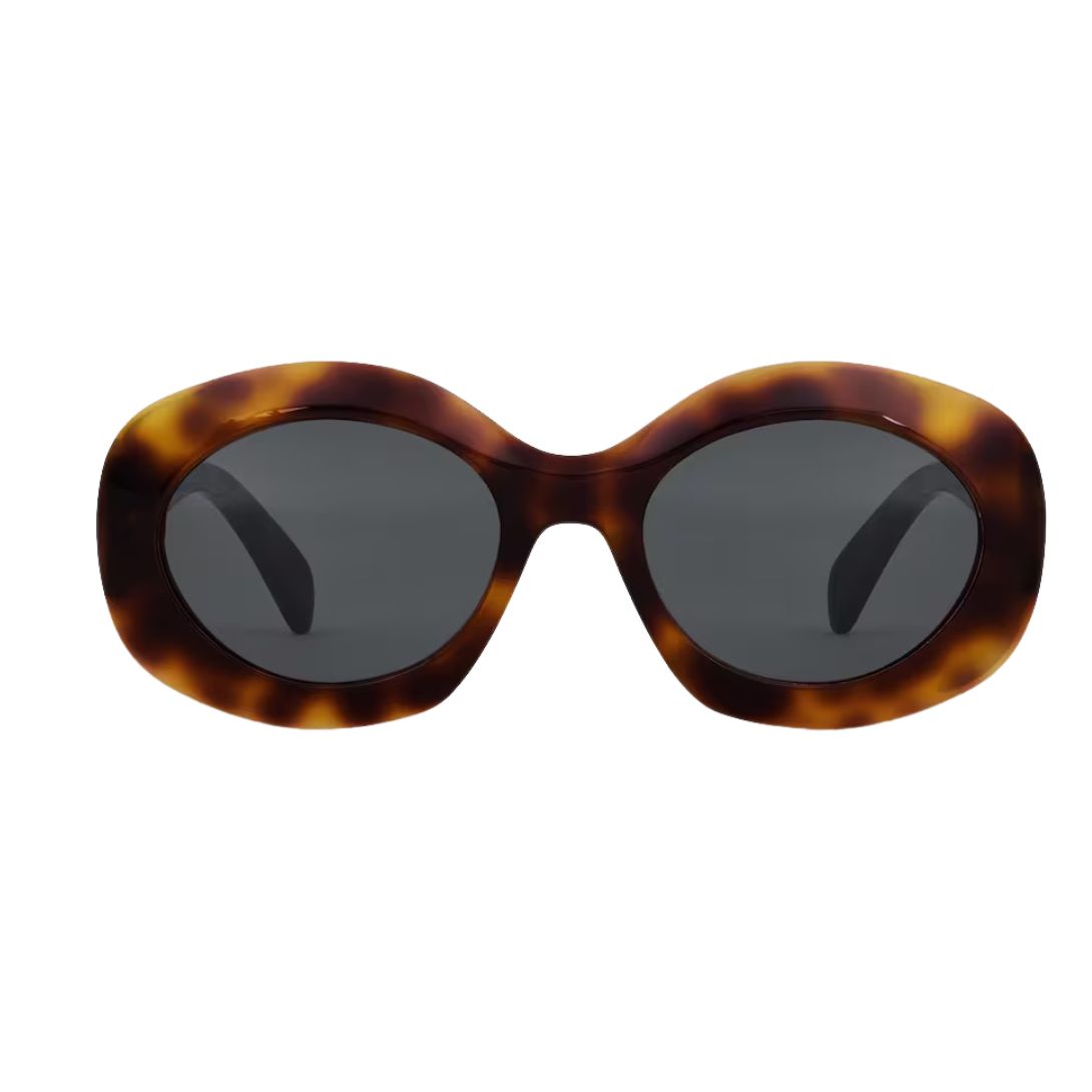 5 CELINE TRIOMPHE 14 SUNGLASSES IN ACETATE CLASSIC HAVANA
