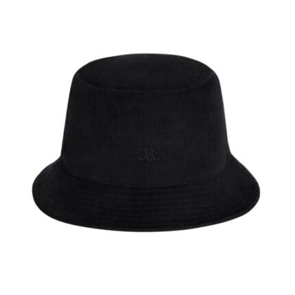 CELINE MINI TRIOMPHE BUCKET HAT IN CORDUROY