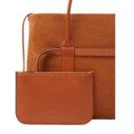 LORO PIANA LARGE GHIERA SHOPPER BON TON BROWN