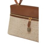LORO PIANA EXTRA BAG L27 FLAX BROWN
