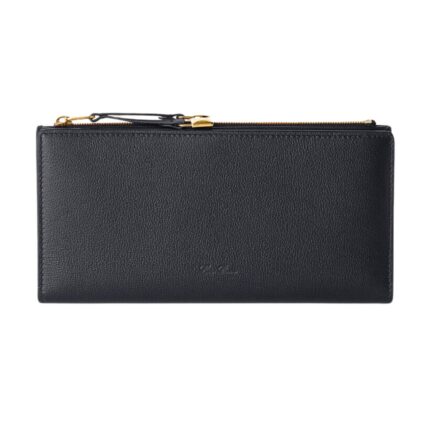 LORO PIANA EXTRA BIFOLD PURSE BLACK