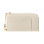 LORO PIANA EXTRA ZIP POUCH WHISPER WHITE