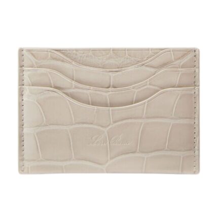 LORO PIANA EXTRA CARD HOLDER EUCALYPTUS