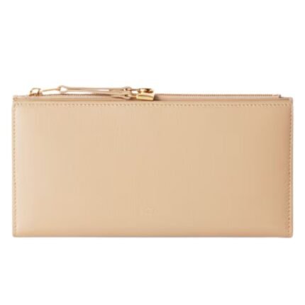 LORO PIANA EXTRA BIFOLD PURSE LIGHT MASTIC