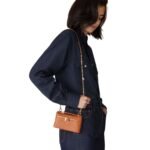 LORO PIANA EXTRA POCKET MINI POUCH COGNAC