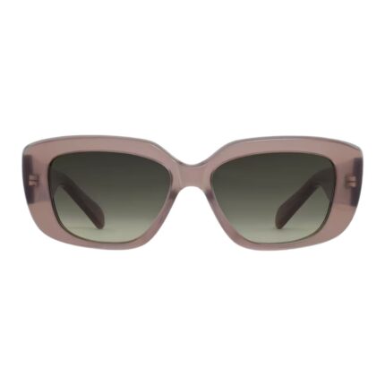 CELINE TRIOMPHE 04 SUNGLASSES IN ACETATE MILKY HAZELNUT