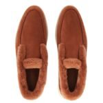 LORO PIANA OPEN WALK ANKLE BOOT TAWNY BARK