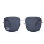 CELINE TRIOMPHE RHINESTONE 01 SUNGLASSES IN METAL WITH CRYSTALS GOLD-SMOKE