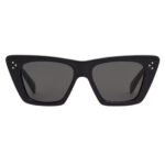 CELINE CAT EYE S187 SUNGLASSES IN ACETATE BLACK
