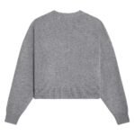 CELINE CARDIGAN WITH GOURMETTE IN HERITAGE CASHMERE GREY