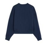 CELINE OVERSIZED SWEATSHIRT IN COTTON FLEECE NAVY STONEWASHED