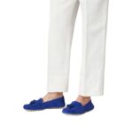LORO PIANA DOT SOLE WALK LOAFER BLUE FLUORITE