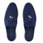 LORO PIANA BABOUCHE CHARMS WALK LOAFER BLUE FLUORITE