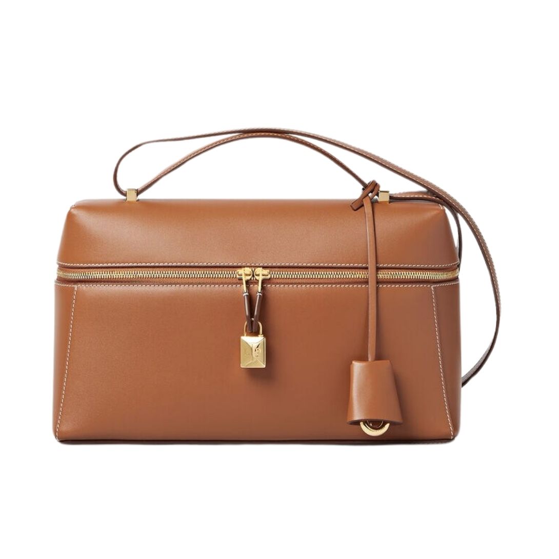 55 LORO PIANA EXTRA BAG L27 WARM TAN