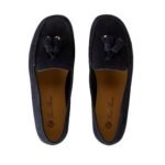 LORO PIANA DOT SOLE WALK LOAFER BLUE NAVY