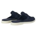 LORO PIANA BABOUCHE CHARMS WALK LOAFER ARGO BLUE MELANGE