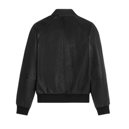 CELINE ZIPPED BLOUSON JACKET IN SOFT LAMBSKIN