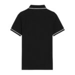 CELINE CLASSIC POLO SHIRT IN COTTON PIQUÉ BLACK-WHITE